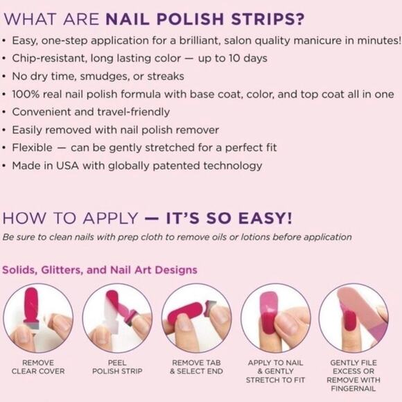 New Color Street “Space Case” Metalic Galactic Blue Shimmer Nail Strips - Picture 6 of 7